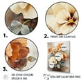 thumbnail image 3 of Designart "Vintage Sepia-Toned Pansies In An Embrace" Pansies Canvas Prints, 3 of 7