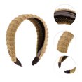 thumbnail image 5 of Unique Bargains 1 Pc Knitted Wide Headbands for Women Khaki, 5 of 6