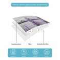thumbnail image 5 of Spring Lavender Twin Size Down Alternative Comforter,Lightweight Comforter Quilt Bedding Set with Pillow Shams Botanical Purple Floral Vintage Wood Grain Bed Comforter Duvet Insert 68"x86", 5 of 7