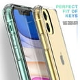 thumbnail image 4 of iPhone 11 Case Clear 6.1 inch, Simyoung Shockproof Full-Body Protective Case Scratch Resistant Hard PC Shell & Soft TPU Bumper Cover for Apple iPhone 11, 4 of 11
