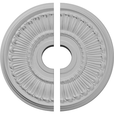 16"OD x 3 5/8"ID x 3/4"P Melonie Ceiling Medallion, Two Piece (Fits Canopies up to 6 3/8")