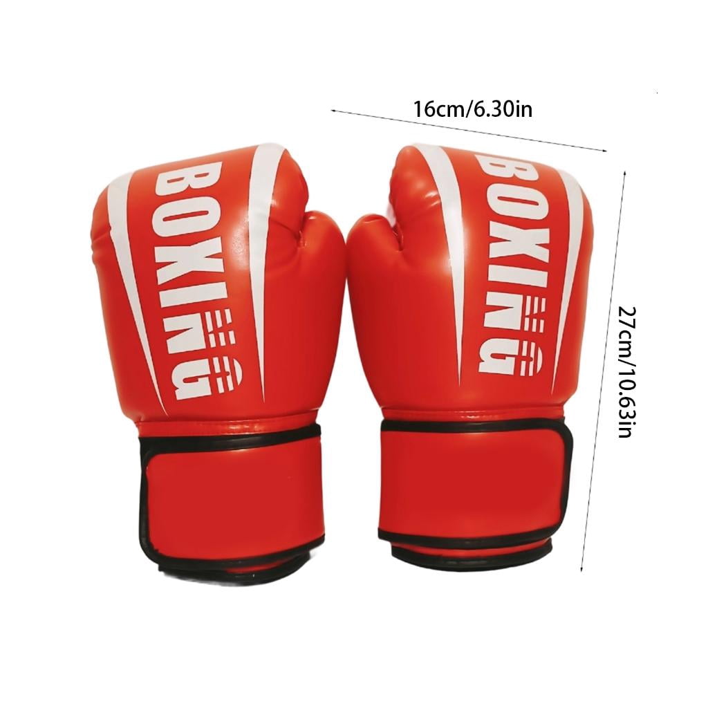 Yihuala Shockproof Boxing Gloves Reinforced Wrist Stabilization Professional PU Gloves For Adults