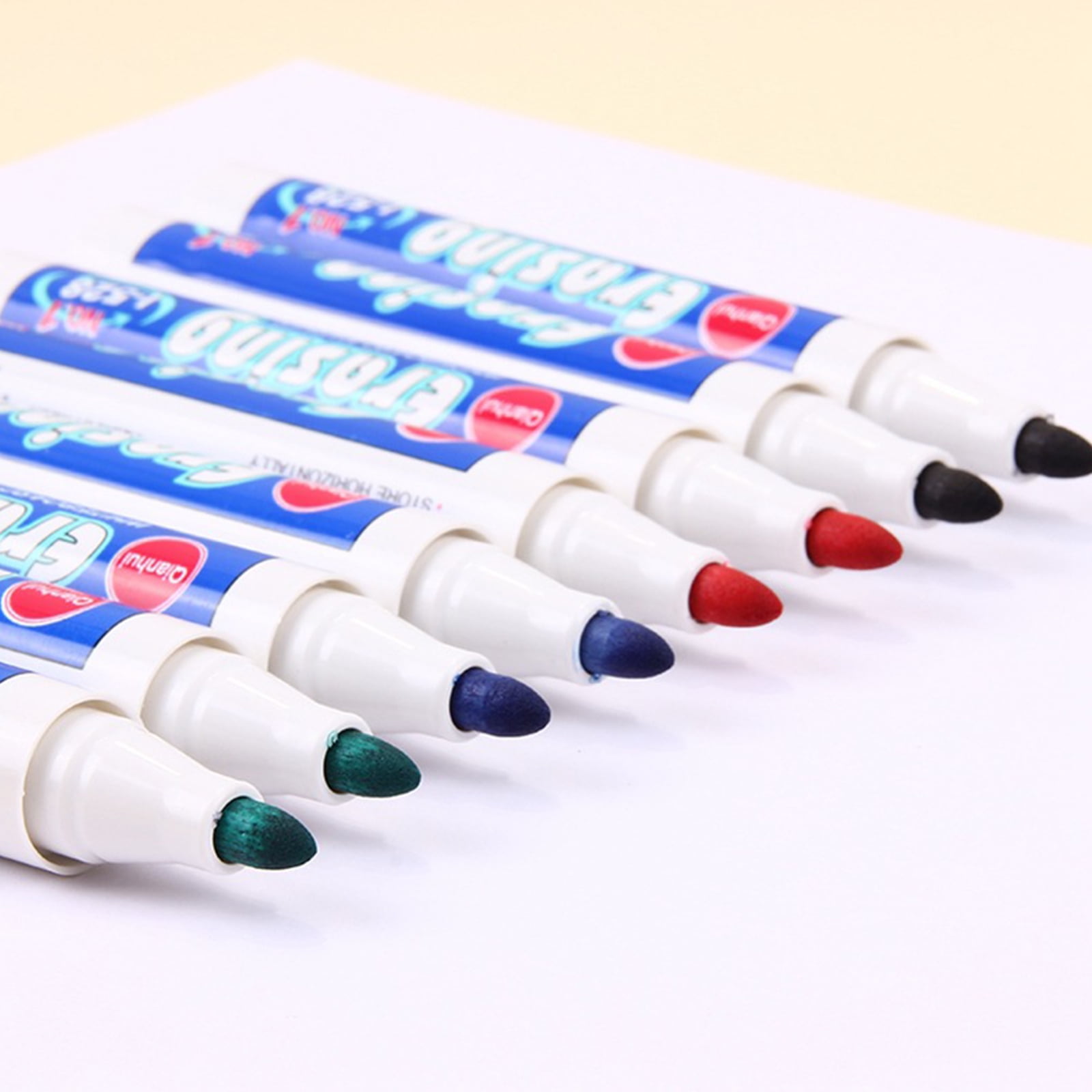 Tofficu 12pcs Whiteboard Pen Student Highlighters Mirror Markers Erasable  Glass Painting Pens Dry Wipe Pens Whiteboard Marker Pens Wet Erase Pens  Kids