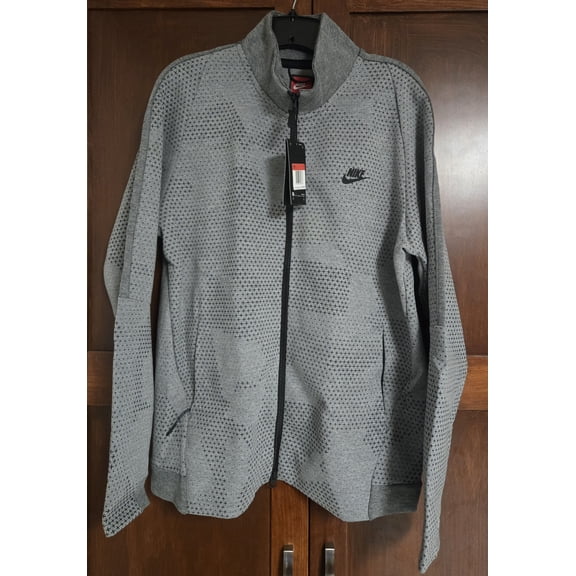 BRANDED JACKET GRAY/BLACK NIKE TECH PACK SIZE L 886172-092