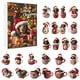 thumbnail image 3 of Bewildely 24 piezas excelente regalo de Navidad Dachshunds colección de calendario de 24 días Calendario de Adviento de Navidad Kits de decoración para fiestas, 3 of 6