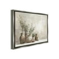 thumbnail image 4 of Stupell Industries Cottage Herbs in Pottery Botanical & Floral Painting Gray Floater Framed Canvas Art Print Wall Art, 31 x 25, 4 of 10