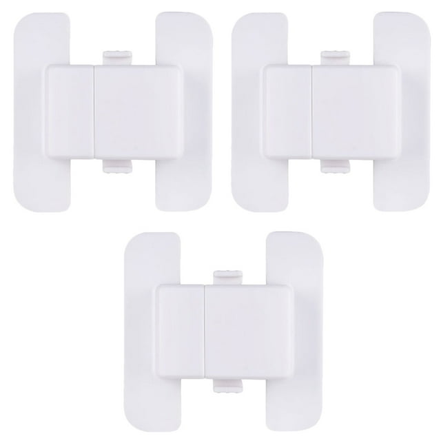 EeaseMX 3 cerraduras de seguridad autoadhesivas para niños, para refrigerador, gabinete y cajón.