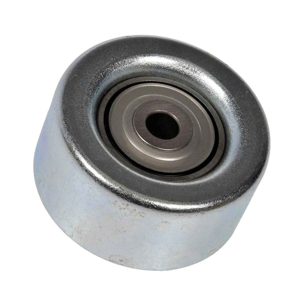 KarParts360 For Toyota Tacoma 2005-2021 Idler Pulley | Steel | Serpentine Belt Type | Black Color | 10.2 Millimeters Inside Diameter | 1 Mounting Hole | 1 Pulley Bearing | For 166030P010, 166030P020