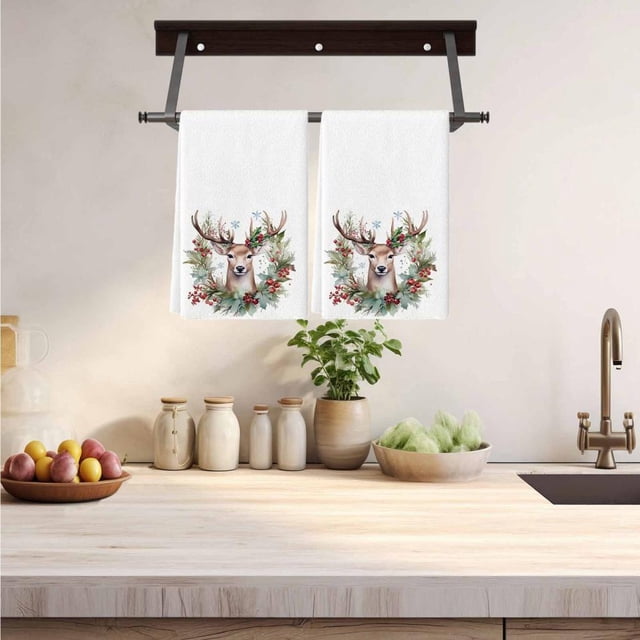 Feltree Absorbent Hand Towel Tea Towel Kitchen Absorbent Towel Rag Microwave Towel