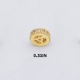thumbnail image 4 of Jumpingount 10 piezas de DIY Beadwork Spacer Zircon decoración cuentas costura perlas joyería hacer artesanía decorativa Ropa, zapatos y accesorios Miscelánea Oro rosa, 4 of 6