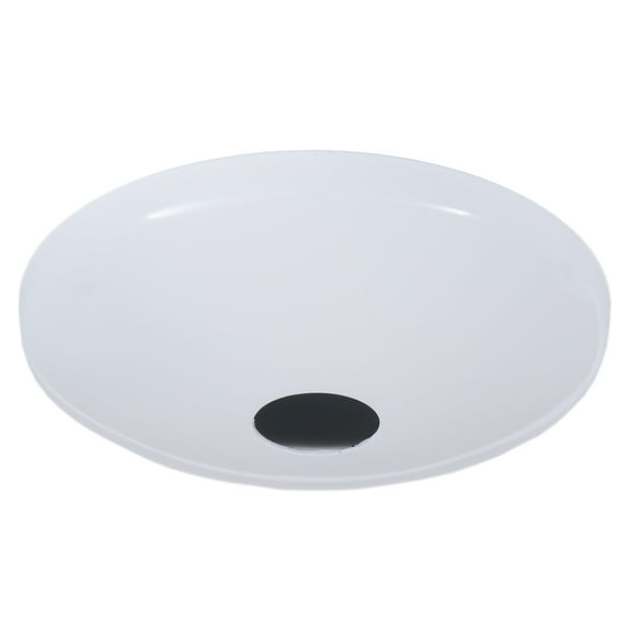 B&P Lamp® White Screw Collar Ceiling Light Canopy Plate, Hardware Not Included