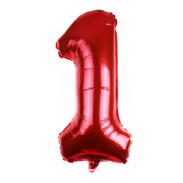 Generic Ballon chiffre géant anniversaire Noir N° 2 (32 pouce) à