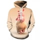 thumbnail image 5 of Sudadera con capucha de primavera y otoño con estampado 3D de cerdo lindo volador, sudadera con capucha informal de talla grande para hombre, 5 of 5