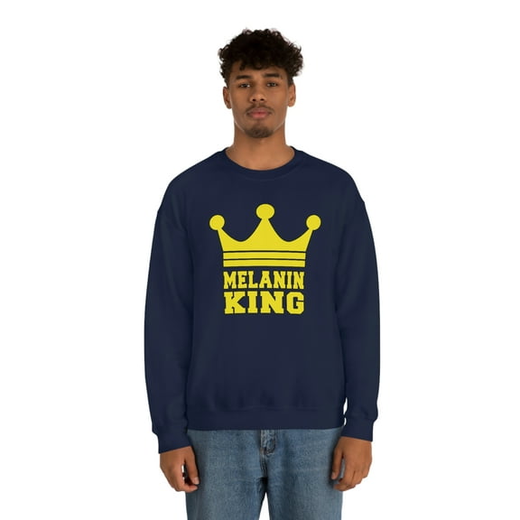 Melanin King Unisex Sweatshirt S-3XL Conscious King Black Men are Beautiful