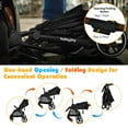 thumbnail image 6 of Costway High Landscape Baby Stroller Pushchair with Expandable & Footmuff Canopy 20 lbs 0-3 Years Black, 6 of 10