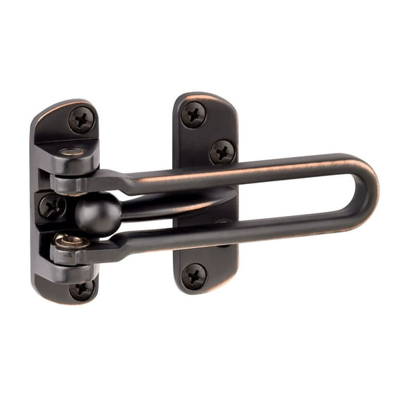 Sure-Loc Dg1008 2-1/2" Tall Swing Arm Door Guard Latch - Bronze