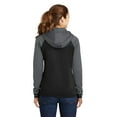 thumbnail image 2 of SPORT-TEK LADIES SPRT_WICK VRSTY FLC FULL-ZIP HOODED JKT F20, 2 of 6