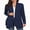 03-Navy Blue, variant on JWD Womens Casual Lightweight with Pocketes Long Sleeve Open Front Cardigan Black-L