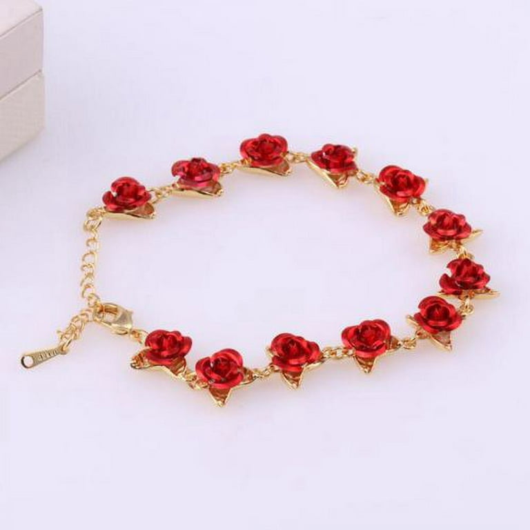 Wholesale SUNNYCLUE 1 Box 40Pcs 2 Style Rose Charms Bulk 3D Rose Charm Flower  Charms for Jewelry Making Red Flower Charm Tree of Life Necklace Bracelet  Earrings Supplies Valentine's Day Craft Gift