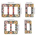 thumbnail image 2 of Yayeee Rocker Switch Wall Plate 3-Gang 6.5"x4.6" Home Decorative Outlet Cover, Colorful Floral Pattern, 2 of 6