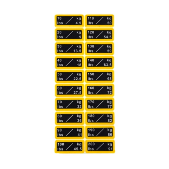 koolsoo Circuit Breaker Label Sticker Number Stickers Strength Training Sporting Goods Resistance Trainers Weight Stack Labels Decals 3.2cmX1.3cm