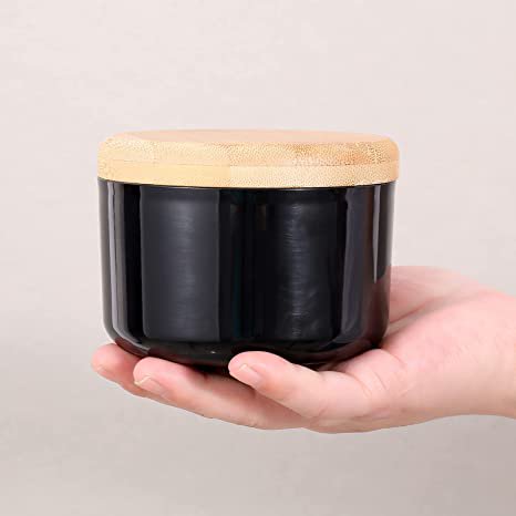 Caja decorativa con tapa, moderno soporte de plástico para cenizas de estilo simple con revestimiento interior de acero inoxidable, mini contenedor de almacenamiento para dulces, bolsitas de té, semi JAMW Sencillez