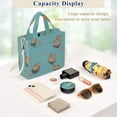thumbnail image 5 of FORMRS Womens Corduroy Tote Bag Crossbody Shoulder Handbag with Pocket, Cartoon Capybaras, 5 of 7