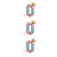 thumbnail image 3 of yingyy Party Balloon with Gradient Color Birthday Party Decor Aluminum Foil Balloon 32 Inch, Number 8 1 3PCS, 3 of 6
