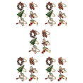 thumbnail image 1 of 30Pcs Christmas Napkin Rings Xmas Napkin Holder Rings Wreath for Holiday Party Dinner Table Decoration, 1 of 7