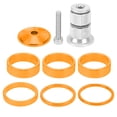 thumbnail image 2 of Bicycle Headset Spacer, Headset Stem Spacer Lightweight High Reliability  for Mountain Bike Gold, 2 of 8