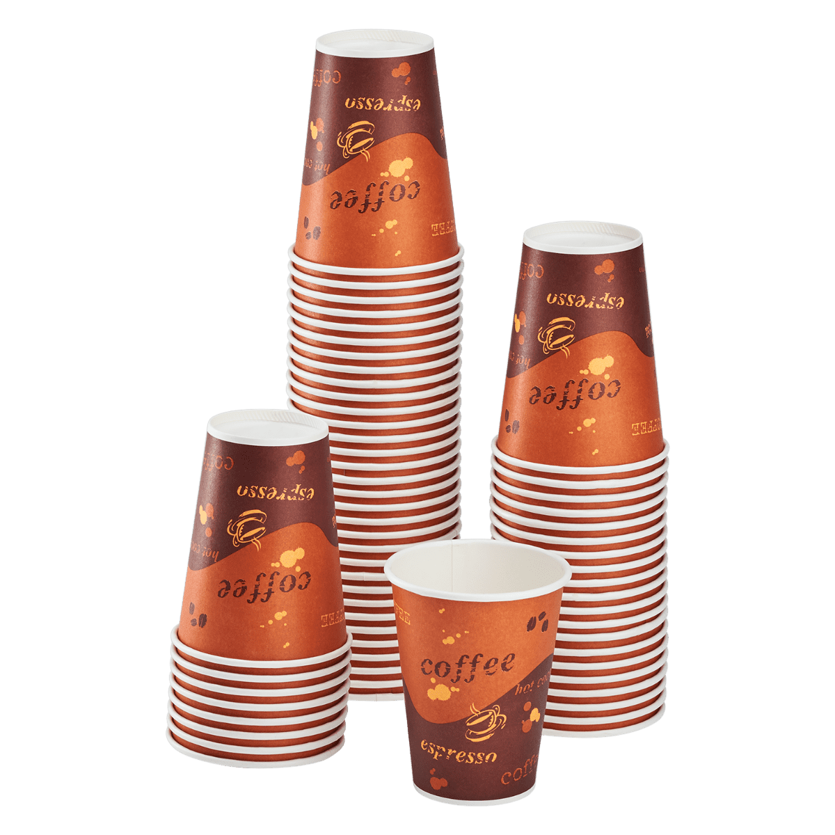 Karat 8oz Paper Hot Cups Coffee (80mm) 1,000 ct