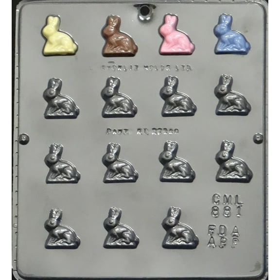 881 Bunny Bite Size Chocolate Candy Mold