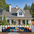 thumbnail image 6 of LUUFILx Mr ONEDerful Birthday Party Backdrop Banner Decorations Photography Props Happy Background Banner Supplies Balloon Theme Celebrations, 6 of 8
