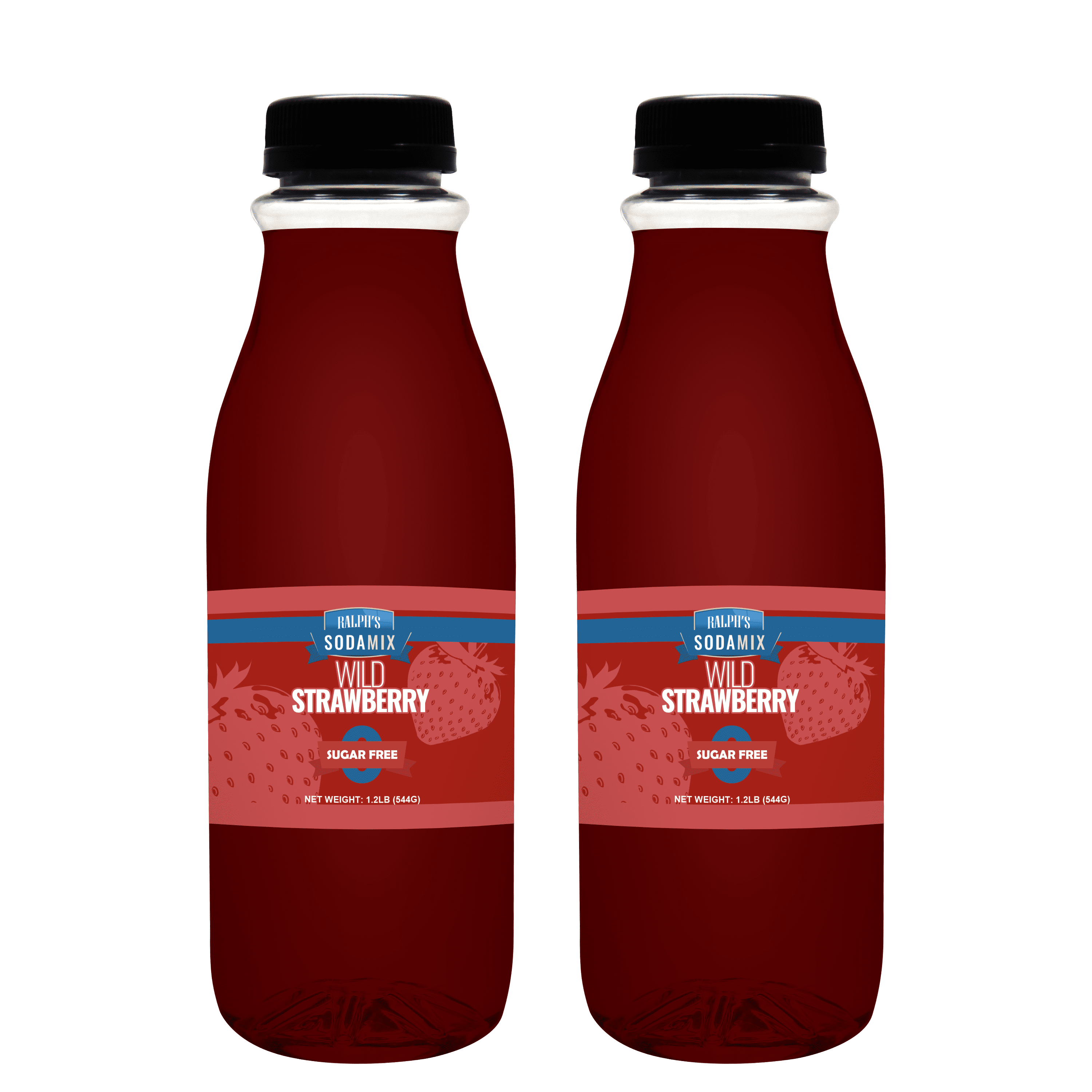 Ralph's SUGAR FREE Wild Strawberry Sparkling Water Sodamix Flavor Two