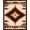 Brown Orange Beige, Pattern 4, variant on ODIKA Distressed Cowboy Vintage Southwestern Diamonds Border Motif for Master Suite, California King, Under Bed, Foldable Easy Care