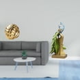 thumbnail image 2 of Escultura De Pavo Real Con Bola De Hilo Estética, Figura De Cerámica, Adorno Para Amigos, Sala De Estar, Escritorio, Entrada, Mesa, Centro De Mesa, Decoración De Oficina, 2 of 8