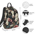 thumbnail image 4 of Daiia Vintage Sunflower Cow School Backpack for Men and Women Lightweight Backpack Durable Backpack Water-Resistant,Travel,Work Bag, 4 of 9