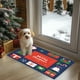thumbnail image 1 of Adornos navideños, alfombras navideñas, tapete navideño, tapete navideño, tapete navideño, tapete navideño decorativo para sala de estar, dormitorio, cocina, baño, tapetes de poliéster, 1 of 6