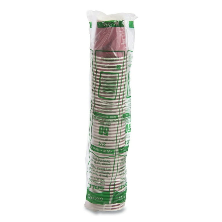 Single-Sided Poly Paper Hot Cups, 4 oz, Bistro Design, 50/Pack, 20 Pack/Carton Single-Sided Poly Paper Hot Cups, 4 oz, Bistro Design, 50/Pack, 20 Pack/Carton