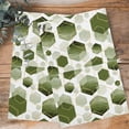 thumbnail image 4 of Sage Green Marble Kitchen Towels Set of 2, Water Absorbent Dish Towel, Gold White Geometric Hexagon Modern Decorative Hand Towels - Quick Drying Cloth for Cooking Baking, 18x28 Inch, 4 of 8