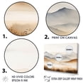 thumbnail image 3 of Designart "Tranquil Mountain Majesty II" Landscape Mountains Floater Framed Wall Art Living Room, 3 of 5