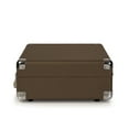 thumbnail image 4 of Crosley Cruiser Deluxe Stereo Bluetooth Portable Suitcase Record Player with 3-speed Turntable - Tweed - CR8005D-TW, 4 of 6