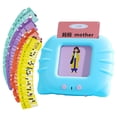 thumbnail image 1 of Flash Cards Electronic Interactive Double Sided Cards for Preschool Children Blue 112 Cards, 1 of 8