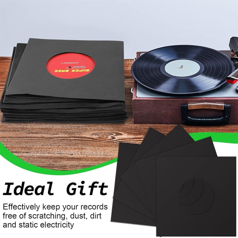 card record sleeves 12" Raw Printable White Sleeve 3mm Spine Jacket No Holes Use with BCW Record Album Topload Holder. Tutuviw 7" Vinyl Record Sleeves,20