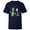 Navy, variant on Disney and Pixar’s Forky and Karen - Short Sleeve T-Shirt for Kids - Customized-White