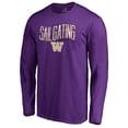 thumbnail image 2 of Men's Purple Washington Huskies Team Hometown Collection Long Sleeve T-Shirt, 2 of 3