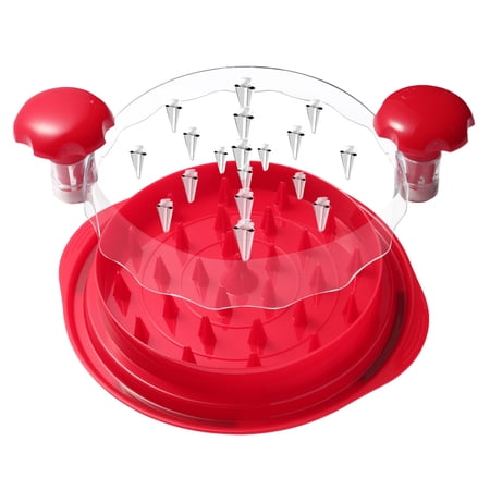 ATSAMFR Security Visible Chicken Breast Meat Twist Machine Meat Slicer WithTool Anti-Slip Strip, Ergonomic Handle, Suitable For Pork Beef Chicken