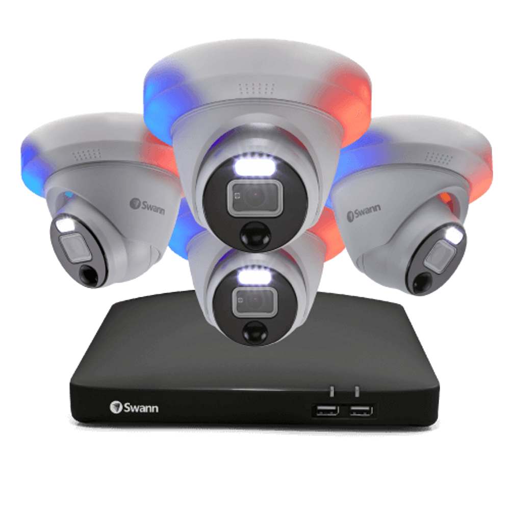 DVR84680 1080p / 1TB / 4x PRO1080DER Dome Enforcer Analog CCTV