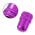 thumbnail image 5 of 6pcs Aluminum Alloy Valve Cap American Type Valve Tire Dust Covers for Bicycle Mountain Bike Road Bike MTB Purple, 5 of 6