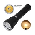 thumbnail image 3 of LED Diving Flashlight Powerful XHP70.2 Chip Yellow/white Light 4000lm Torch Underwater 100m Waterproof Flashlights 32650 ,Portable, 3 of 7